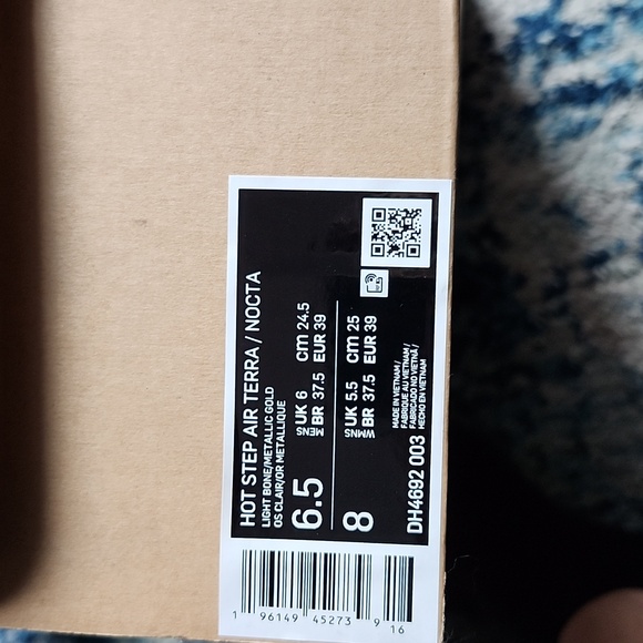 Hot Step Air Terra NOCTA Nike size 8 shoes light bone NIB - Picture 6 of 6